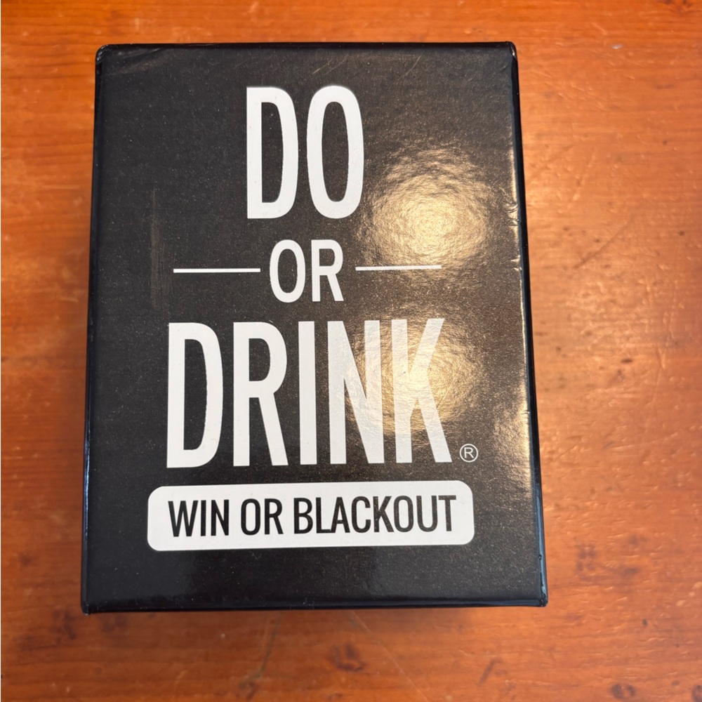 Do or Drink Card Game - Black Box
